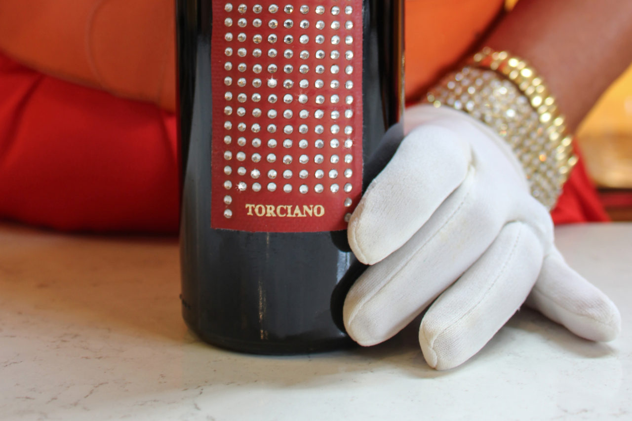 Leather and Swarovski for the Gioiello Wine Collection 2021